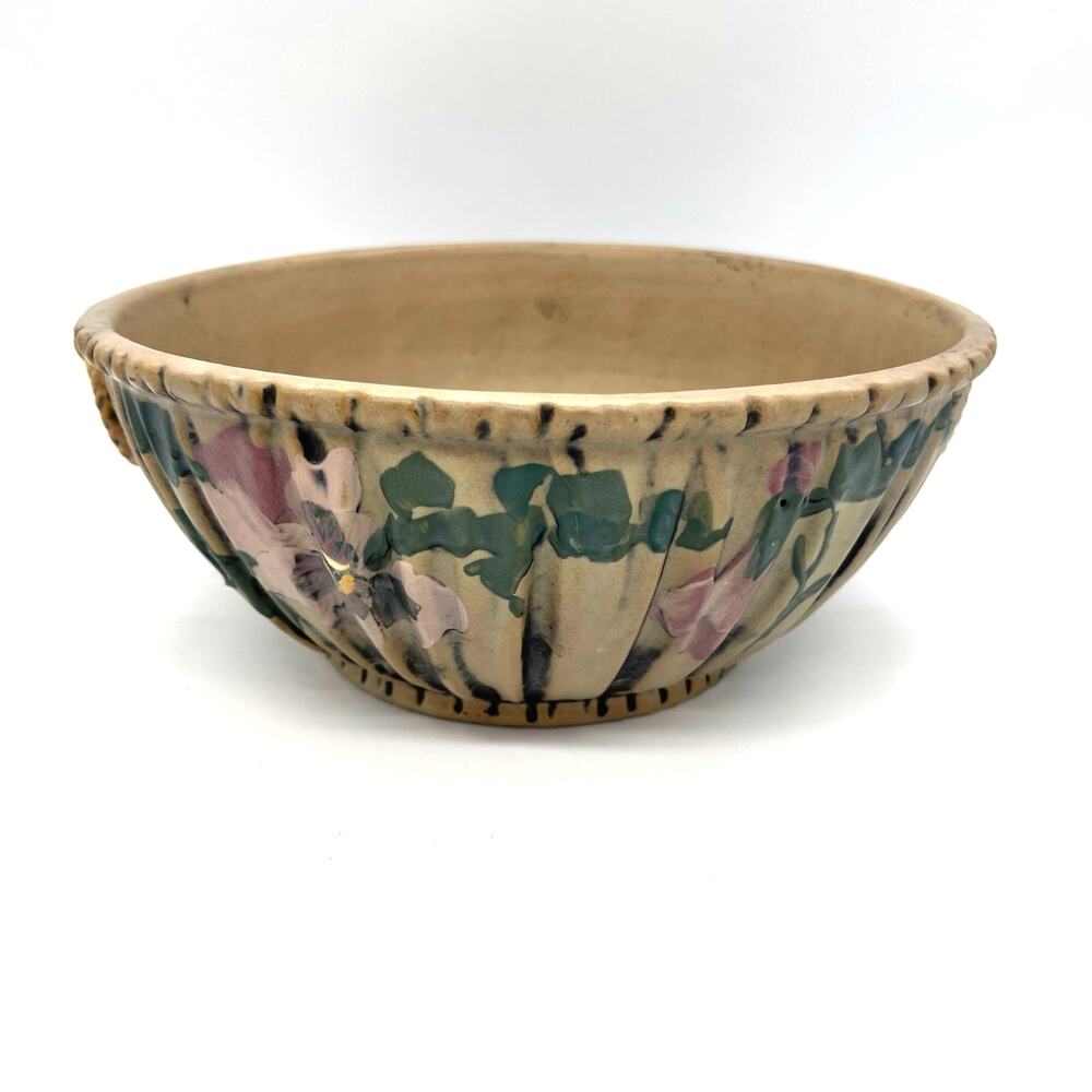 Vintage Weller Pottery Louella Vase Hand Painted American Art "Small Chip *Photo